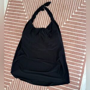 MagicSuit Black Halter Tankini Swim Top Size 12
